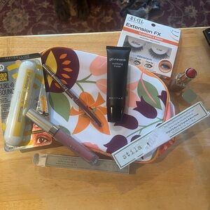 Maybelline Makeup Set with Pink and Yellow Accents